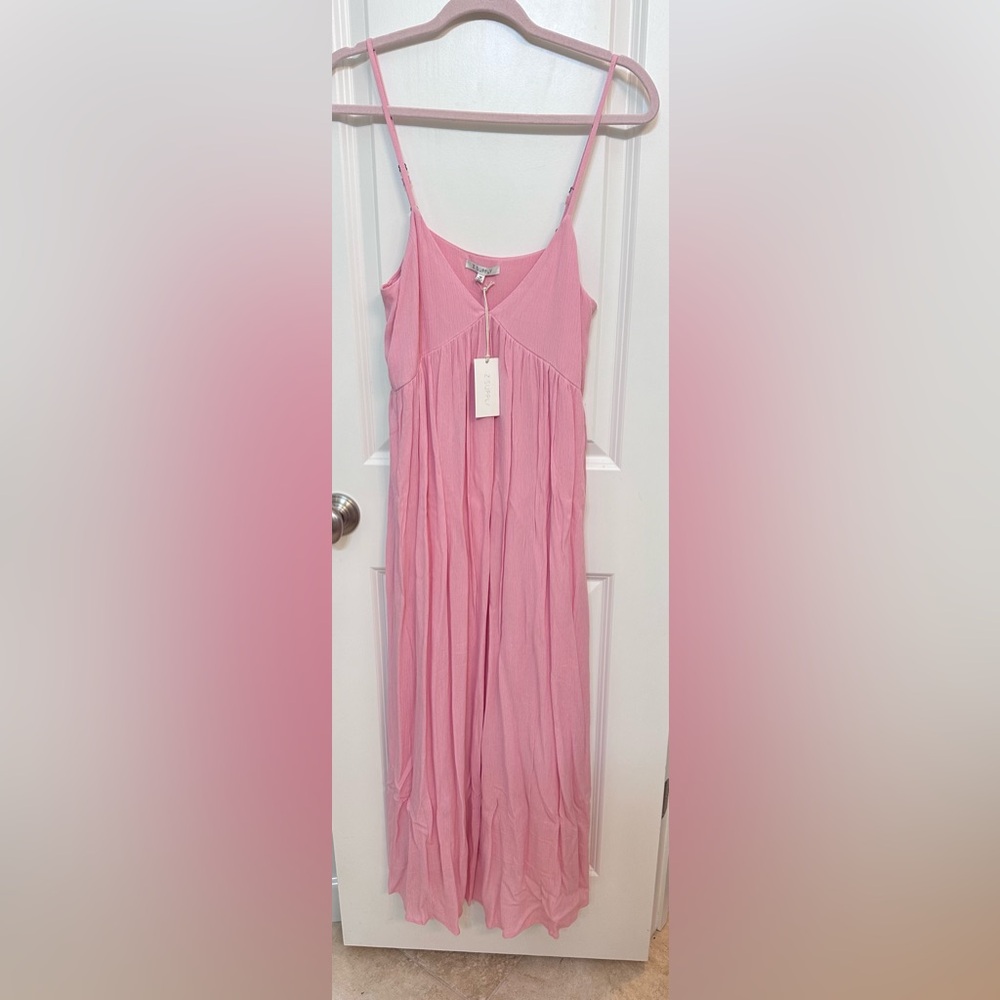 Z Supply Pink Maxi Dress with Spaghetti Straps